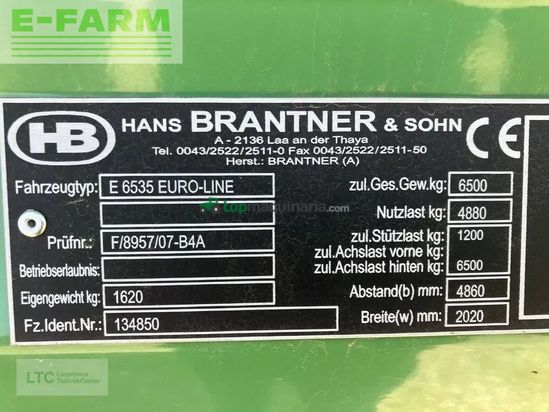 Remolqu agrícola -  - e 6535 euro-line