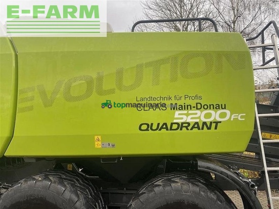 Empacadora gigant - Claas - quadrant 5200 fc tandem evo