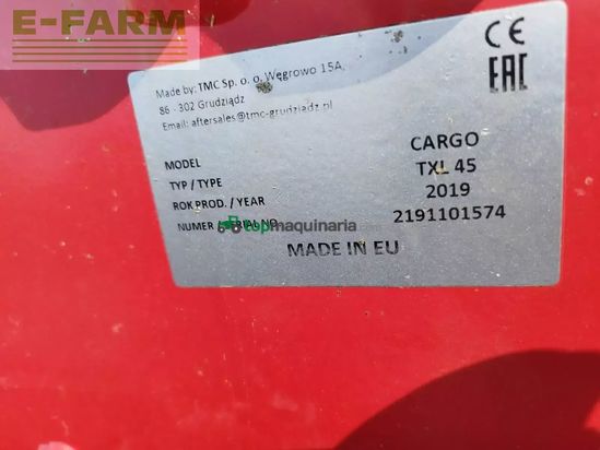 Cultivador - Unia - ares txl45