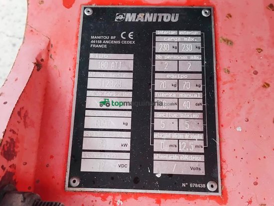 Brazo MANITOU 180ATJ