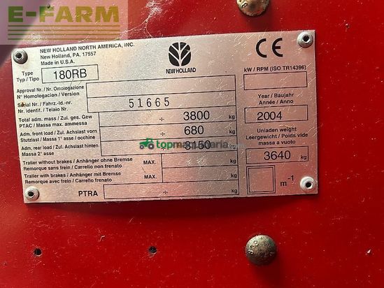 Empacadora gigant - New Holland - br 750