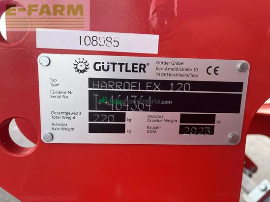 Cultivador -  - güttler harroflex 12 kompakt grubber-walzen-stri