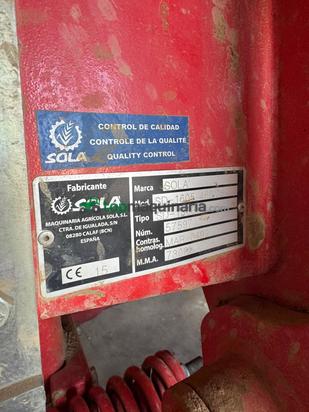 Sembradora siembra directa SOLÀ SD 1605