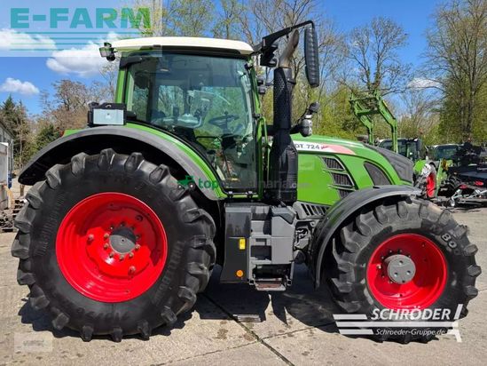 Tractor agrícola - Fendt - 724 vario s4 profi plus