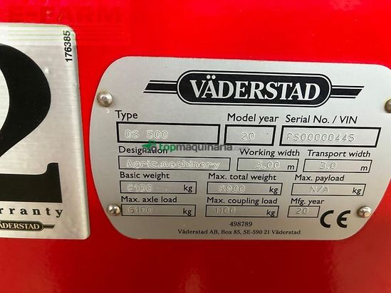 Cultivador - Väderstad - opus os 500