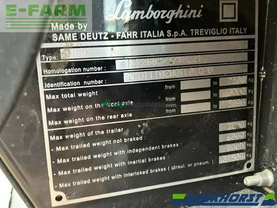 Tractor agrícola - Lamborghini - r4.100 vrt