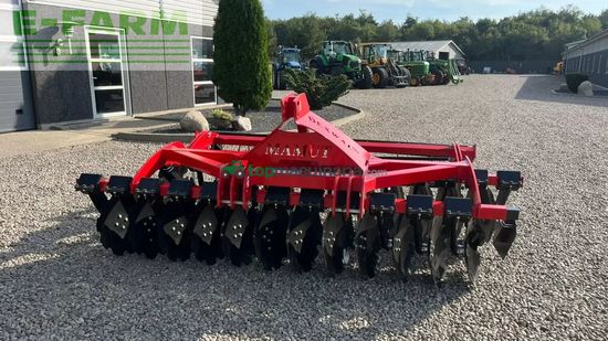 Grada rotativa - Dexwal - 3 m med rørpakkervalse og 560mm tallerkner