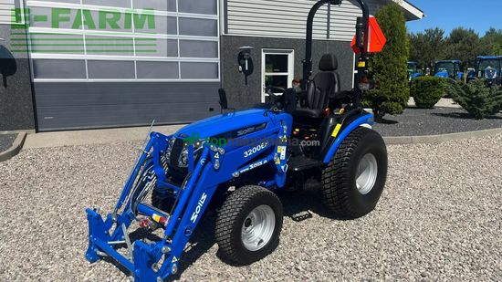 Tractor agrícola - Solis - h26 hst turfdæk og frontlæsser