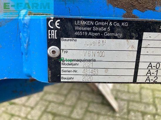 Arado - Lemken - juwel 8 mv 6n100 + flexpack