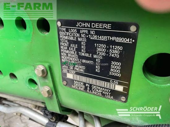 Tractor agrícola - John Deere - 6145r