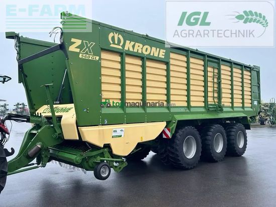 Remolqu agrícola - Krone - zx 560 gl