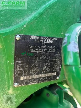 Tractor agrícola - John Deere - 7r 350