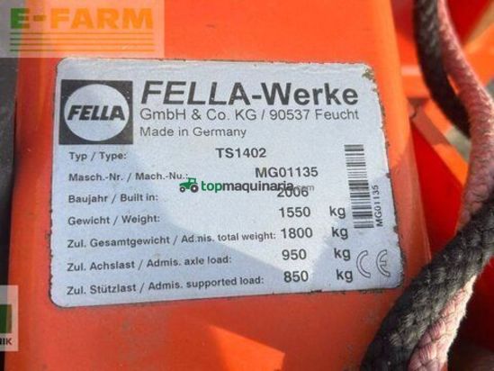Henificador - Fella - ts 1402