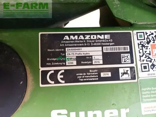 Esparcidor - Amazone - za-ts 2200 profis hydro wiegestreuer (2.800 l)