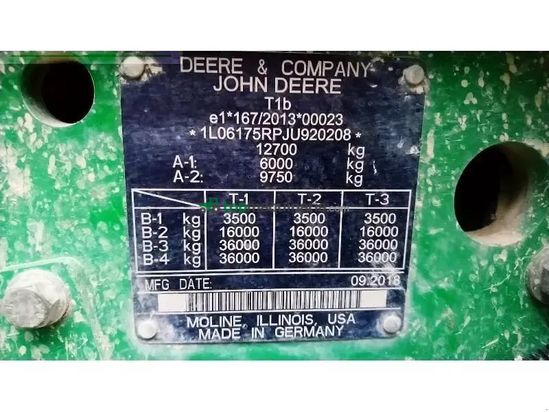 Tractor agrícola - John Deere - 6175r ft4