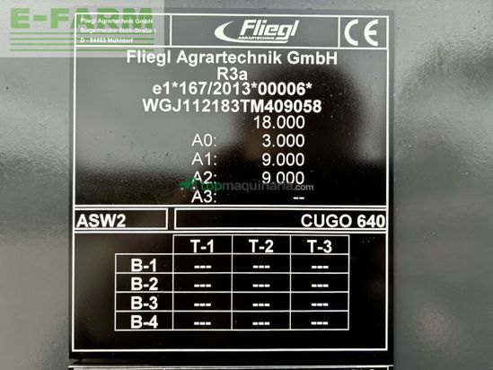 Cinta transportadora de forraje - Fliegl - cugo 640 htw
