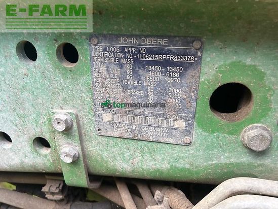 Tractor agrícola - John Deere - 6215r