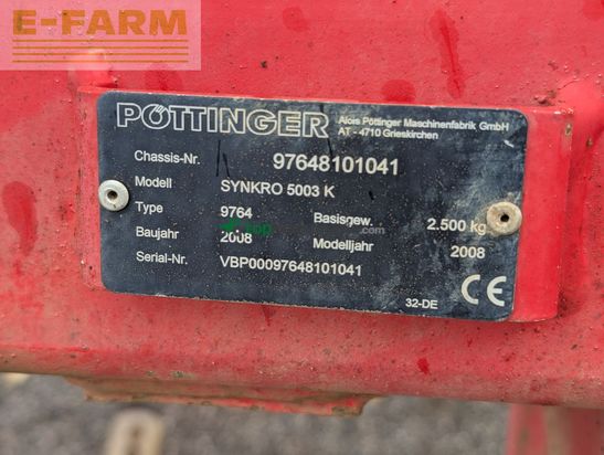 Cultivador - Pöttinger - synkro 5003 k