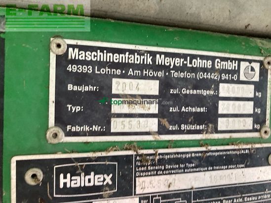 Cuba de purin - Meyer-Lohne - pw 18000 t