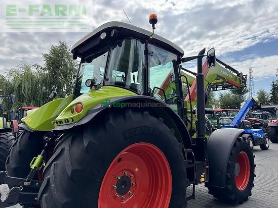 Tractor agrícola - Claas - arion 640 cis + quicke q65 CIS