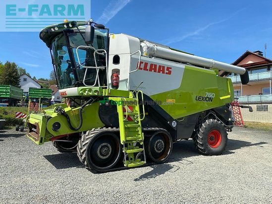 Cosechadora de Cereal - Claas - lexion 760 tt
