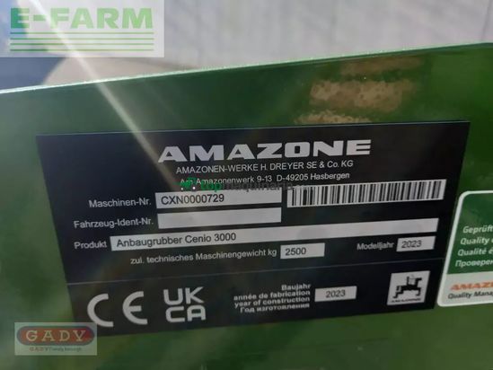 Cultivador - Amazone - cenio 3000 grubber