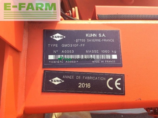 Cortacésped manual - Kuhn - gmd 310 ff-f
