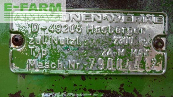 Esparcidor - Amazone - za-m maxtronic 3000 mit fahrgestell fr 2000
