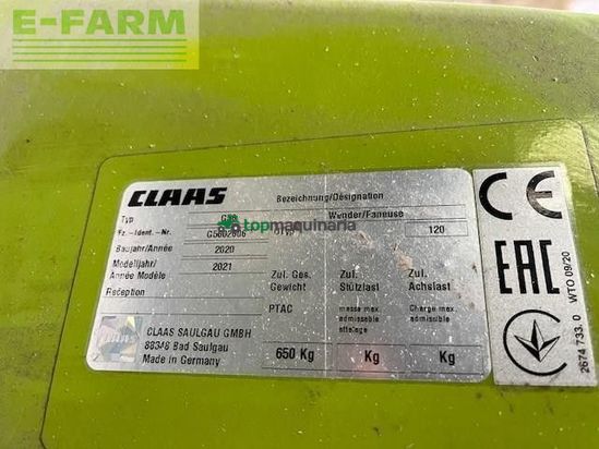 Cosechadora de Cereal - Claas - VOLTO 55 TEDDER