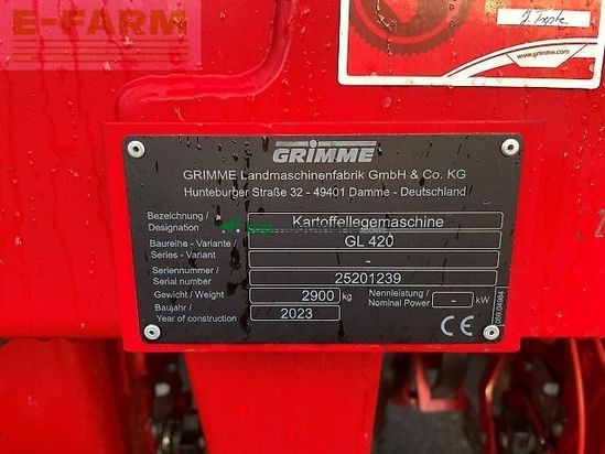 Cosechadora - arrancadora de patata - Grimme - gl 420