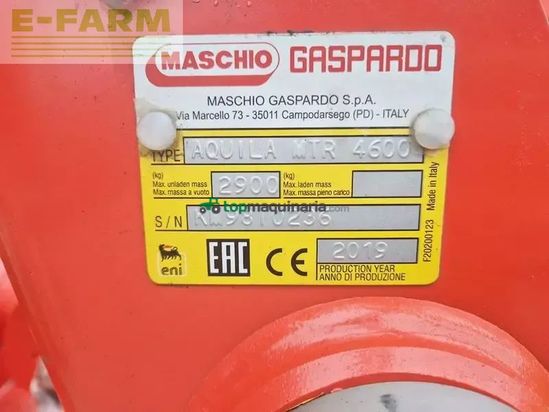 Grada rotativa - Maschio - aquila rapido plus 4600 kreiselegge klappbar