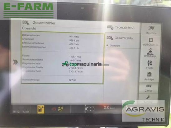 Cosechadora de Cereal - Claas - tucano 560 montana