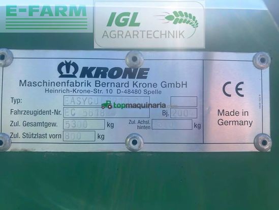 Cortacésped manual - Krone - easycut 6210 cv