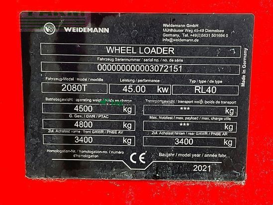 Telescopica - Weidemann - 2080t