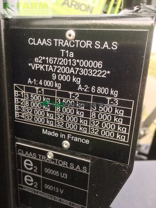 Tractor agrícola - Claas - arion 450 stage v (cis+) CIS+
