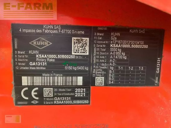 Rastrillo - Kuhn - ga 13131