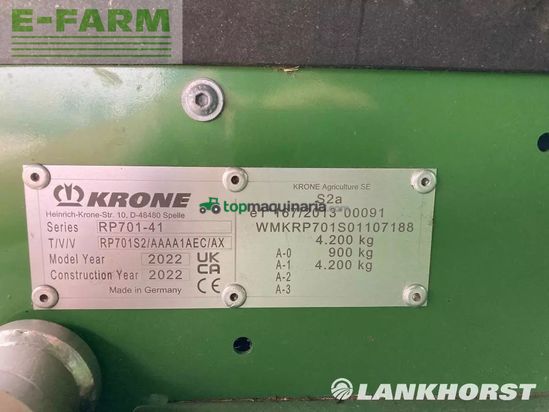 Empacadora gigant - Krone - comprima v 180 xc