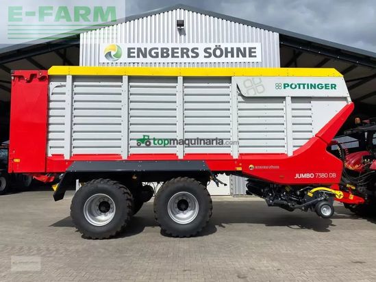 Remolqu agrícola - Pöttinger - jumbo 7380 db