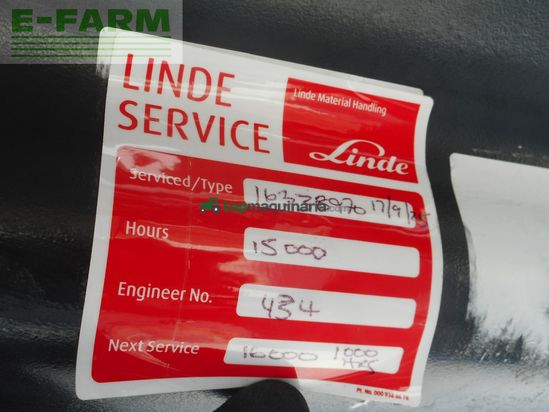 Elevadora - Linde - h30d-02 evo triplex 4,65m + ss + kabine