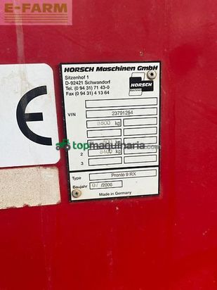 Sembradora - Horsch - pronto 9 rx