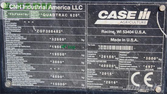 Tractor agrícola - Case IH - quadtrac 620 hi-e scr