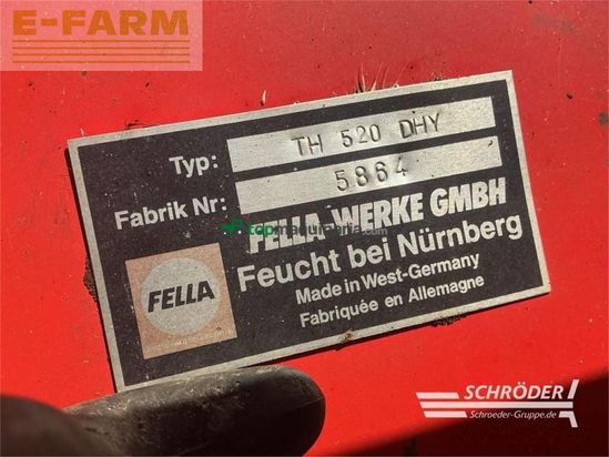 Henificador - Fella - th 520 d hydro