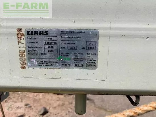 Rastrillo - Claas - liner 1250 profil