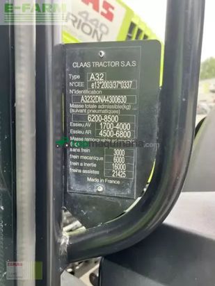 Tractor agrícola - Claas - arion 440 cis CIS