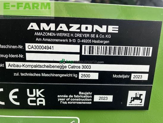 Grada de disco - Amazone - catros 3003 special