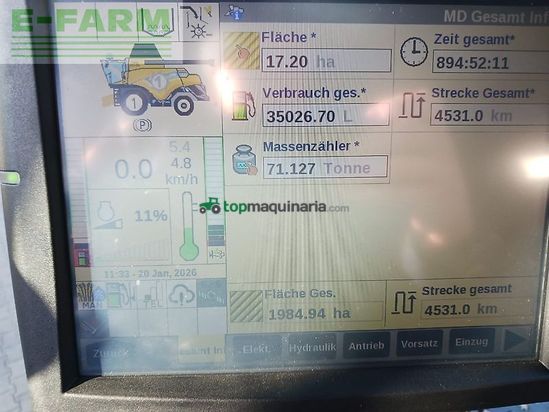 Cosechadora de Cereal - New Holland - cr 8.80