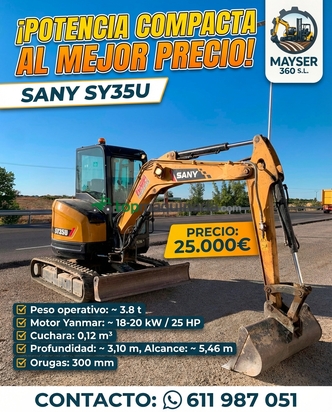 Excavadora - Sy35u