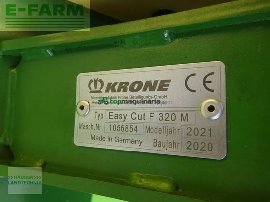 Cortacésped manual - Krone - easy cut f 320 m