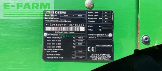 Cosechadora de Cereal - John Deere - 8500