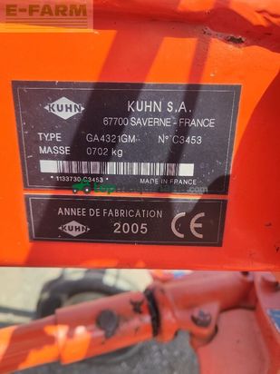 Henificador - Kuhn - ga 4321 gm